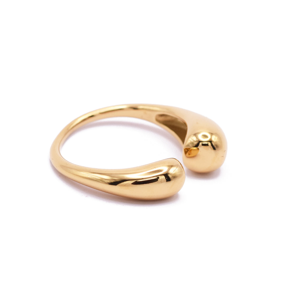 Ring / Big Drop / NUENA Collection Edelstahl