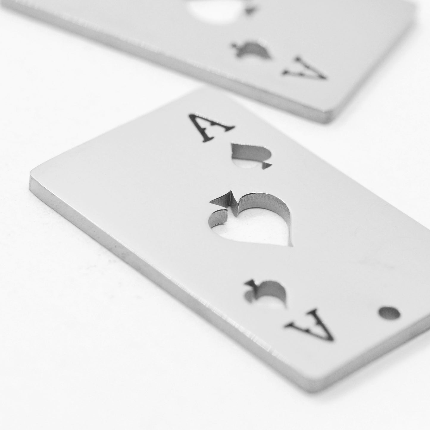 Spielkarte Anhänger XL Edelstahl / 27mm