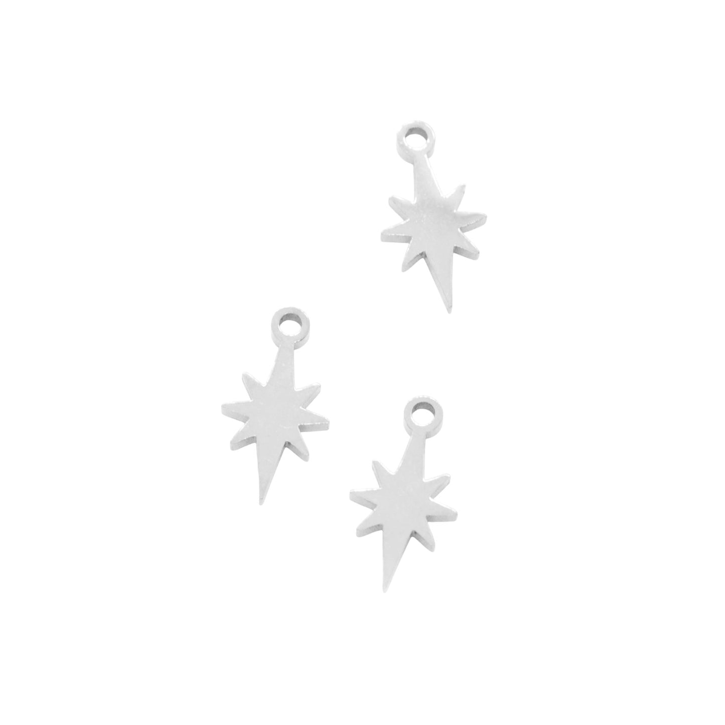 Polarstern Anhänger Edelstahl / 12mm