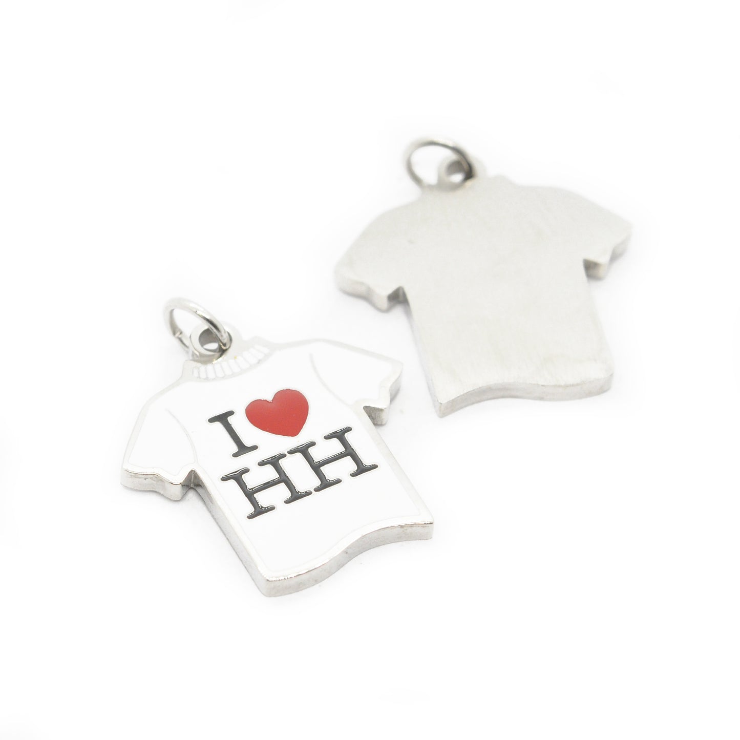 I ❤ HH T-Shirt Anhänger / NUENA Hamburg Charm / Edelstahl (Kopie)