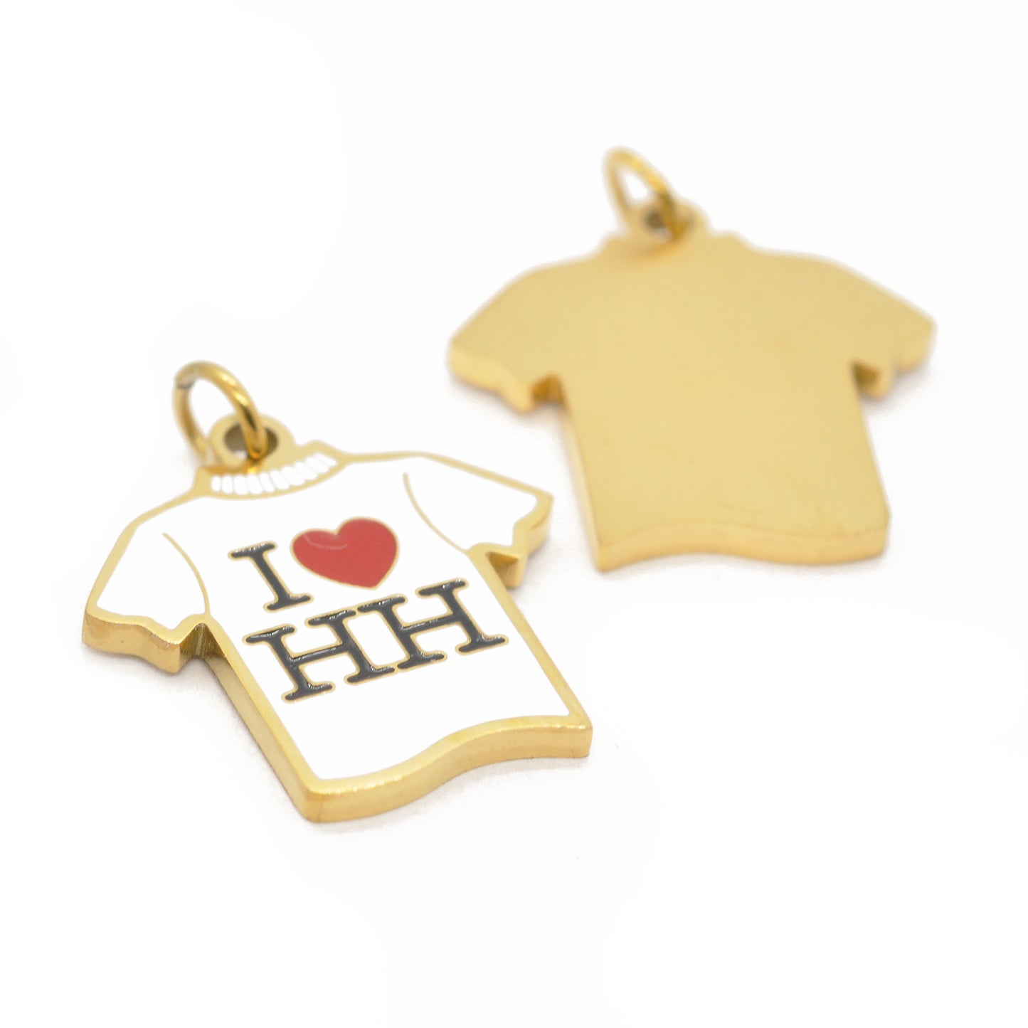 I ❤ HH T-Shirt Anhänger / NUENA Hamburg Charm / Edelstahl (Kopie)