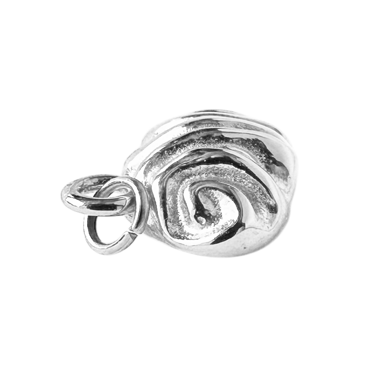 Franzbrötchen Anhänger / NUENA Hamburg Charm / Edelstahl