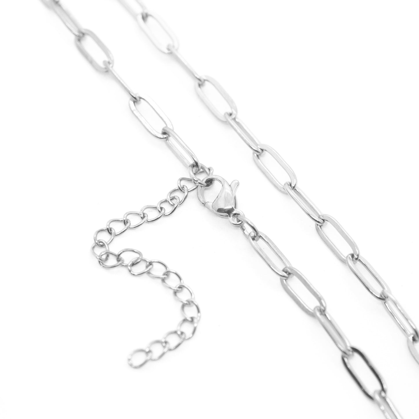 Edelstahl Charm Armvand Classic oval / 18cm