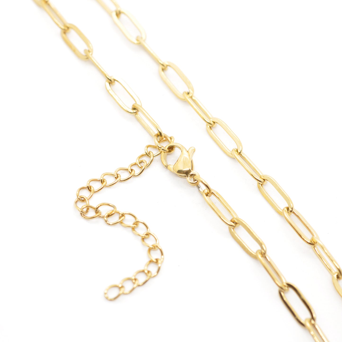 Edelstahl Charm Armvand Classic oval / 18cm