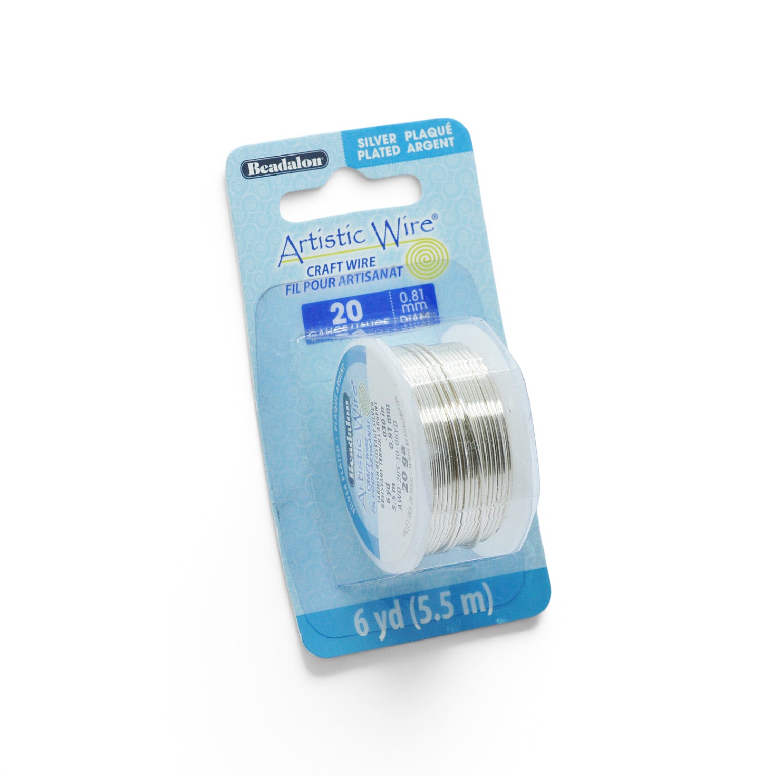Artistic Wire Modellierdraht silber / Ø 0,81mm – NUENA HAMBURG
