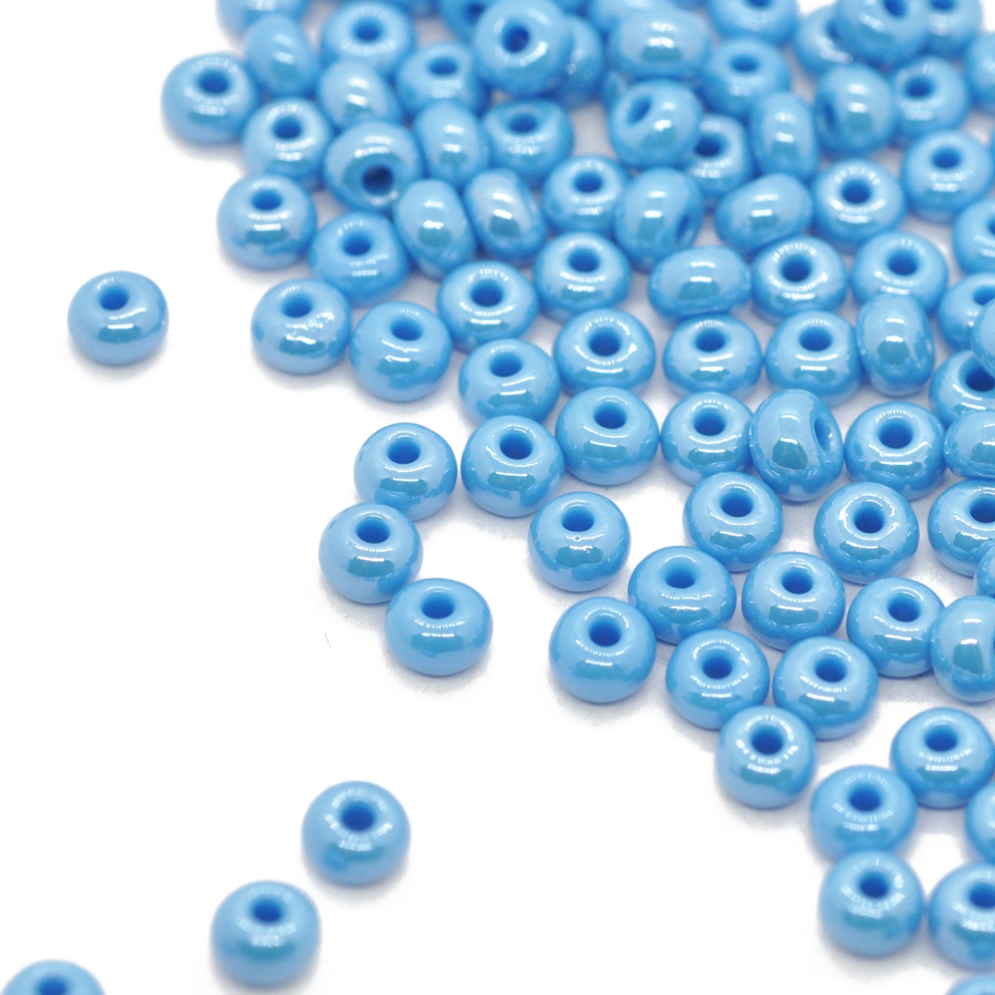 Preciosa Rocailles / royal blue opaque 5/0 Ø 4.5mm / 15gr.