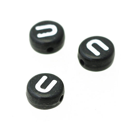 Letter A / black acrylic / Ø 6mm