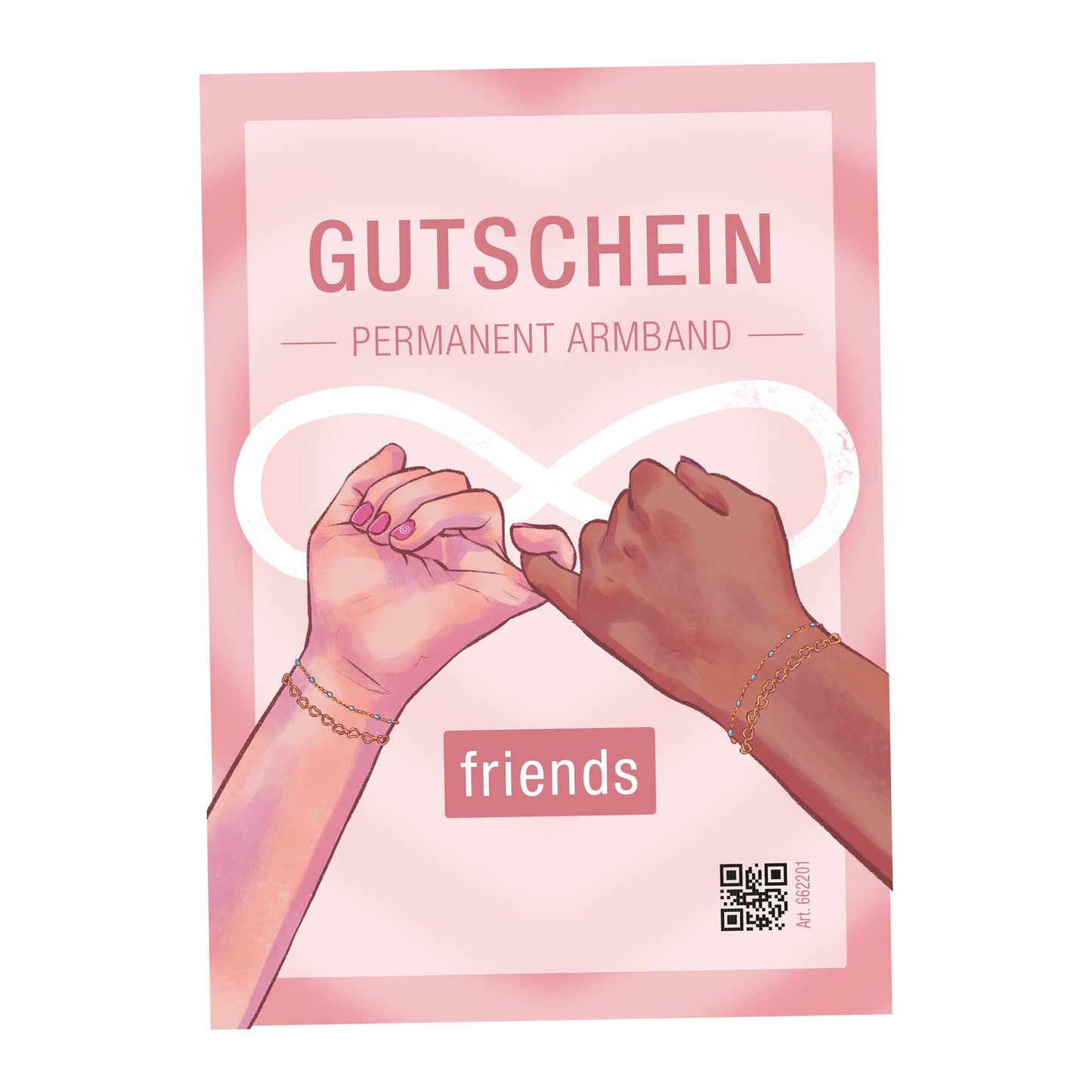 Geschenkgutschein für Permanent Armband in der Charmbar Hamburg - Für immer verbunden