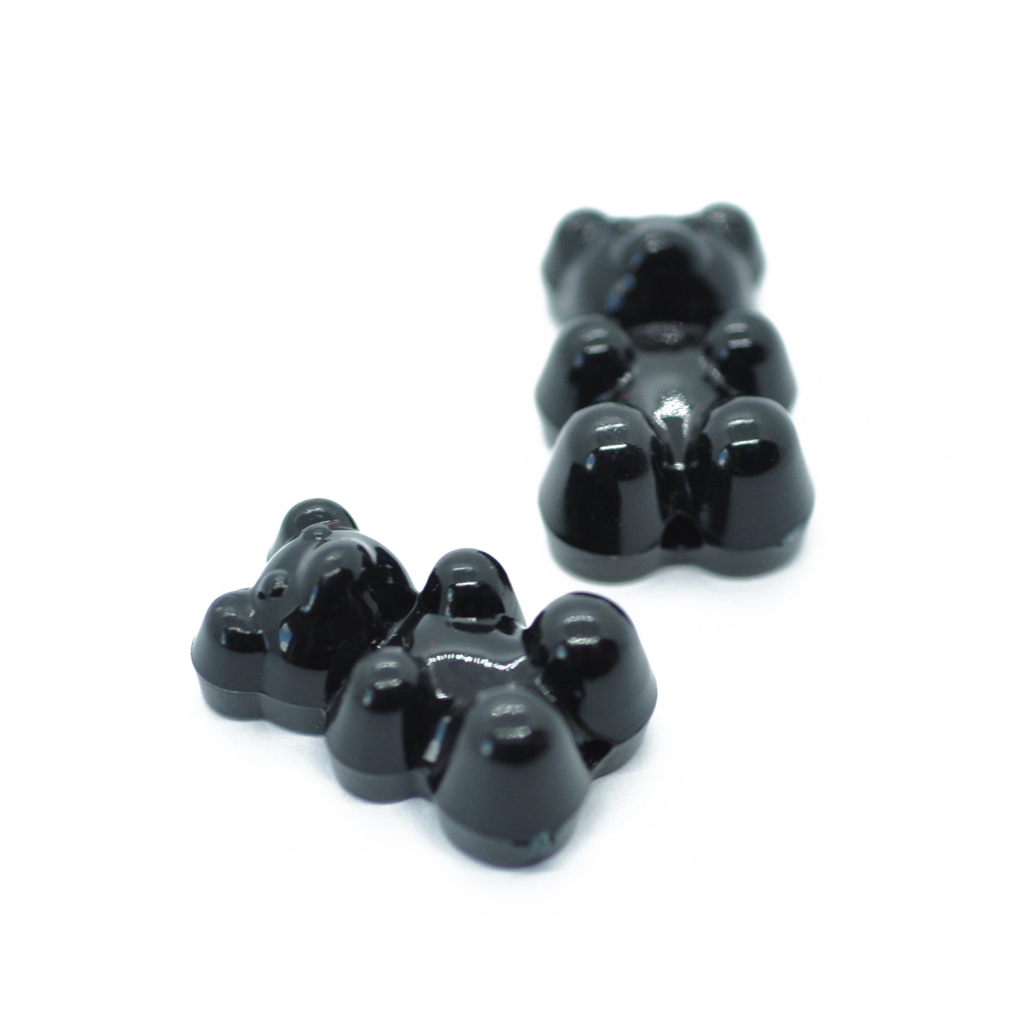 Gummibären Teddy / schwarz / 15mm