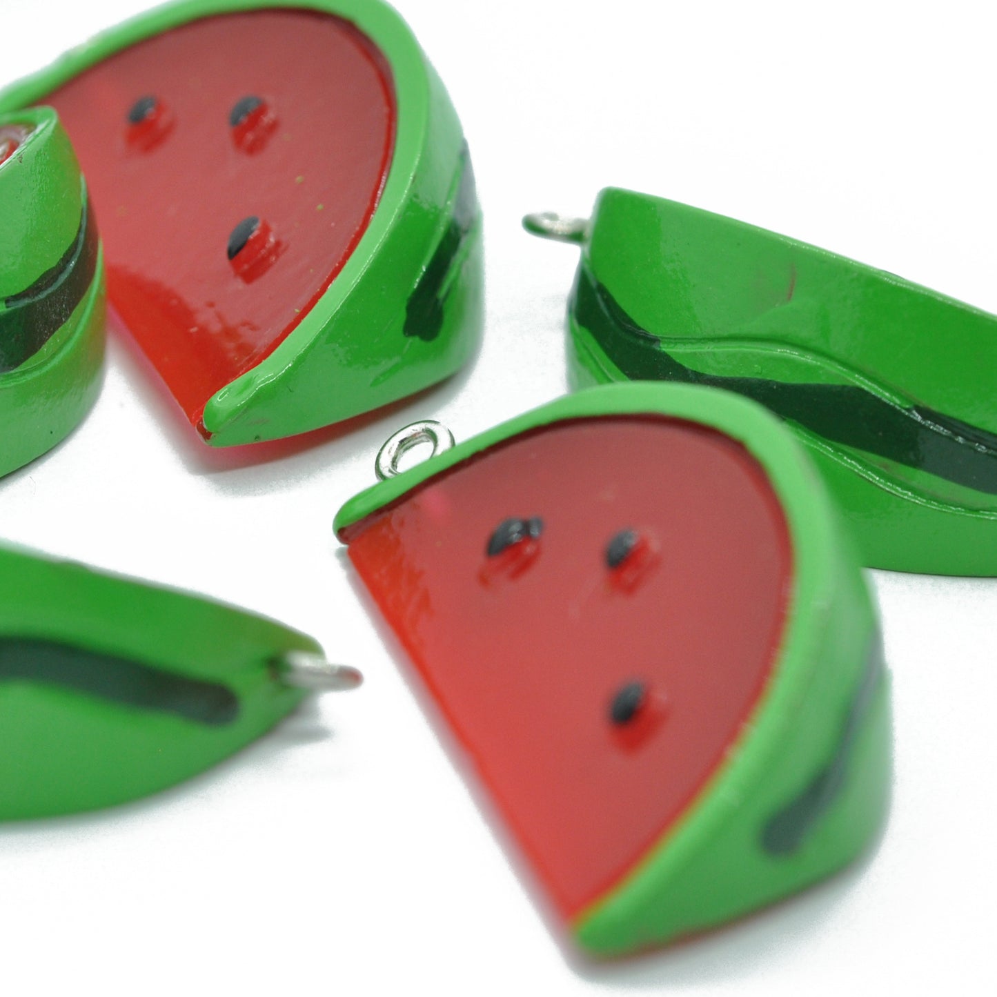 Wassermelone XL Anhänger / Acryl / 36 mm