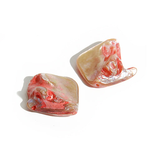 Mother of pearl nuggets pink / 14-18 mm