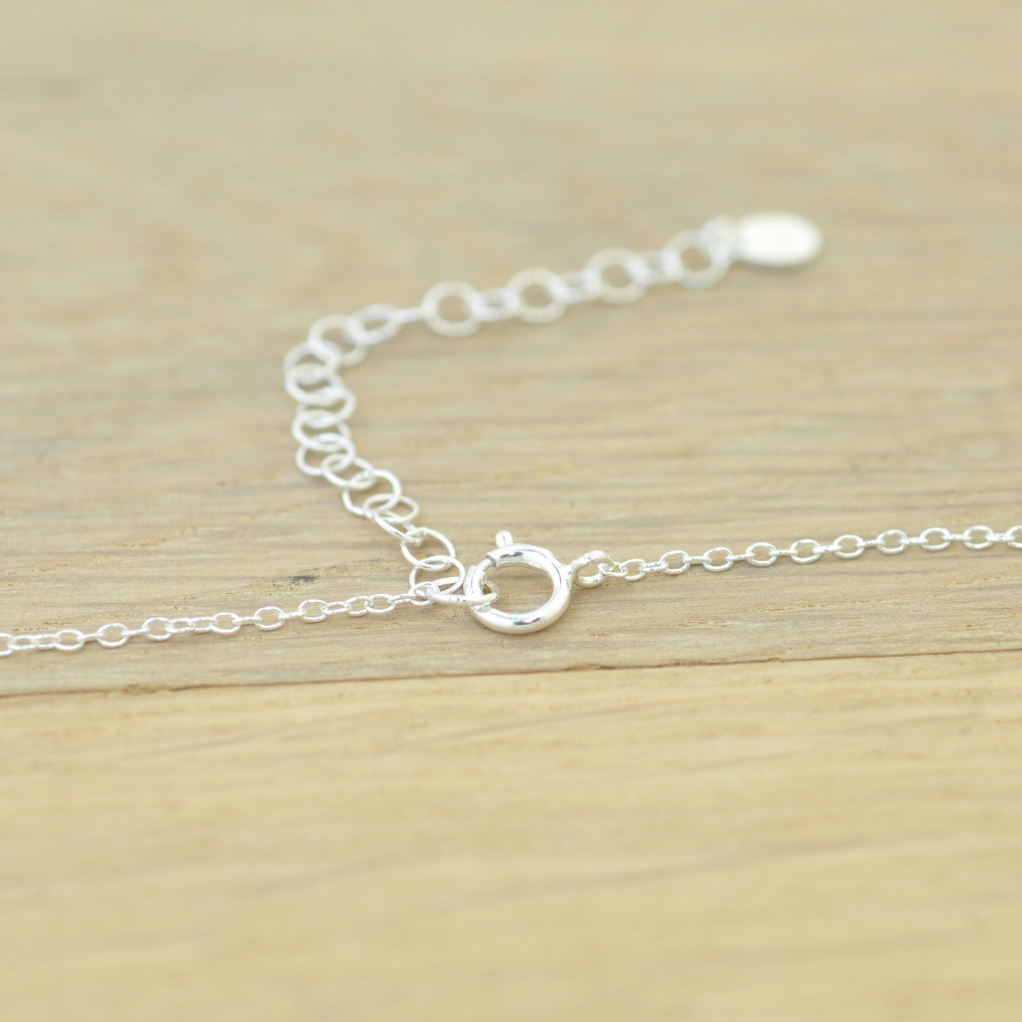 Choker chain "Moon & Stars" / 925 sterling silver / 32 + 5 cm