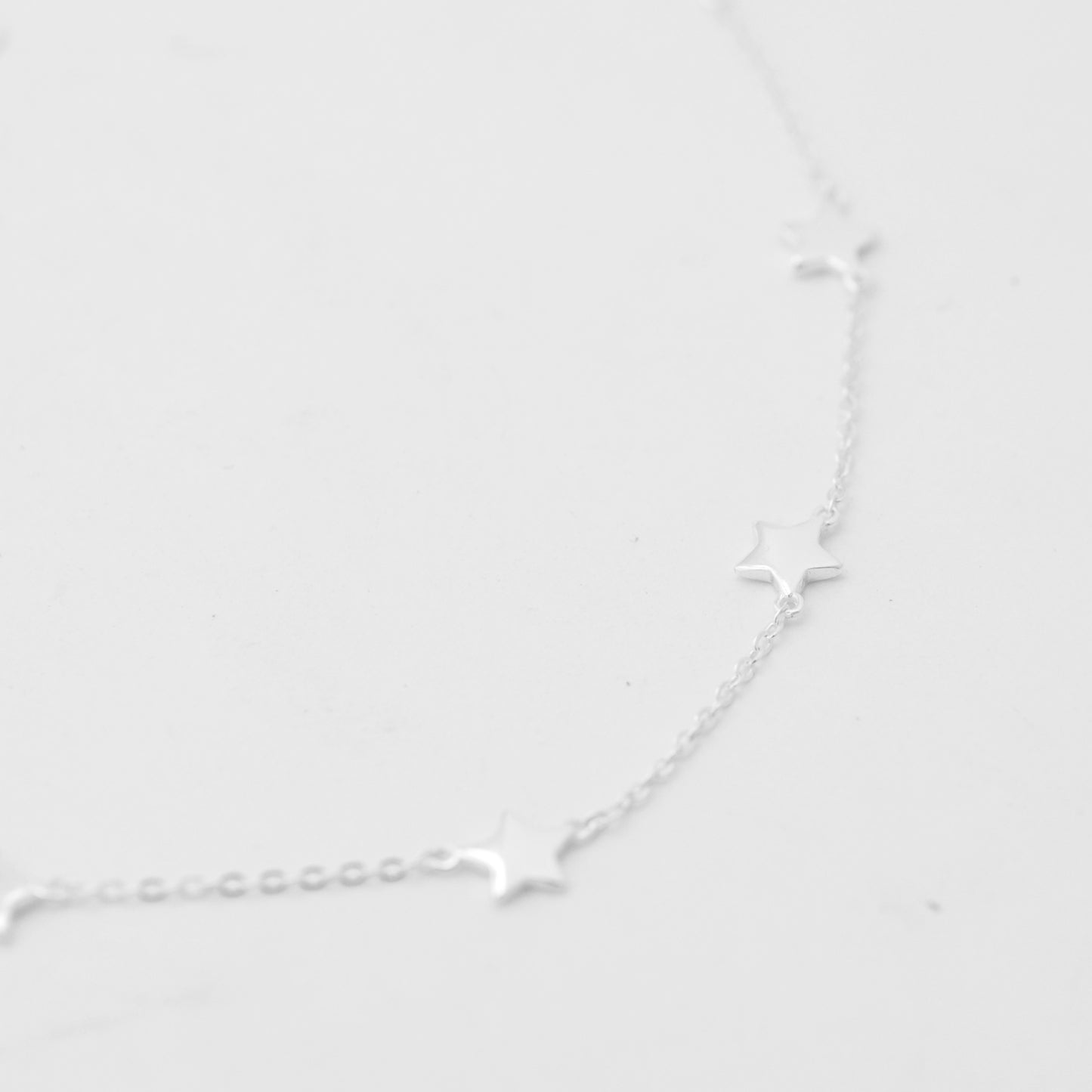 Kette "Sternenhimmel" / 925er Sterling Silber / 40 + 5 cm