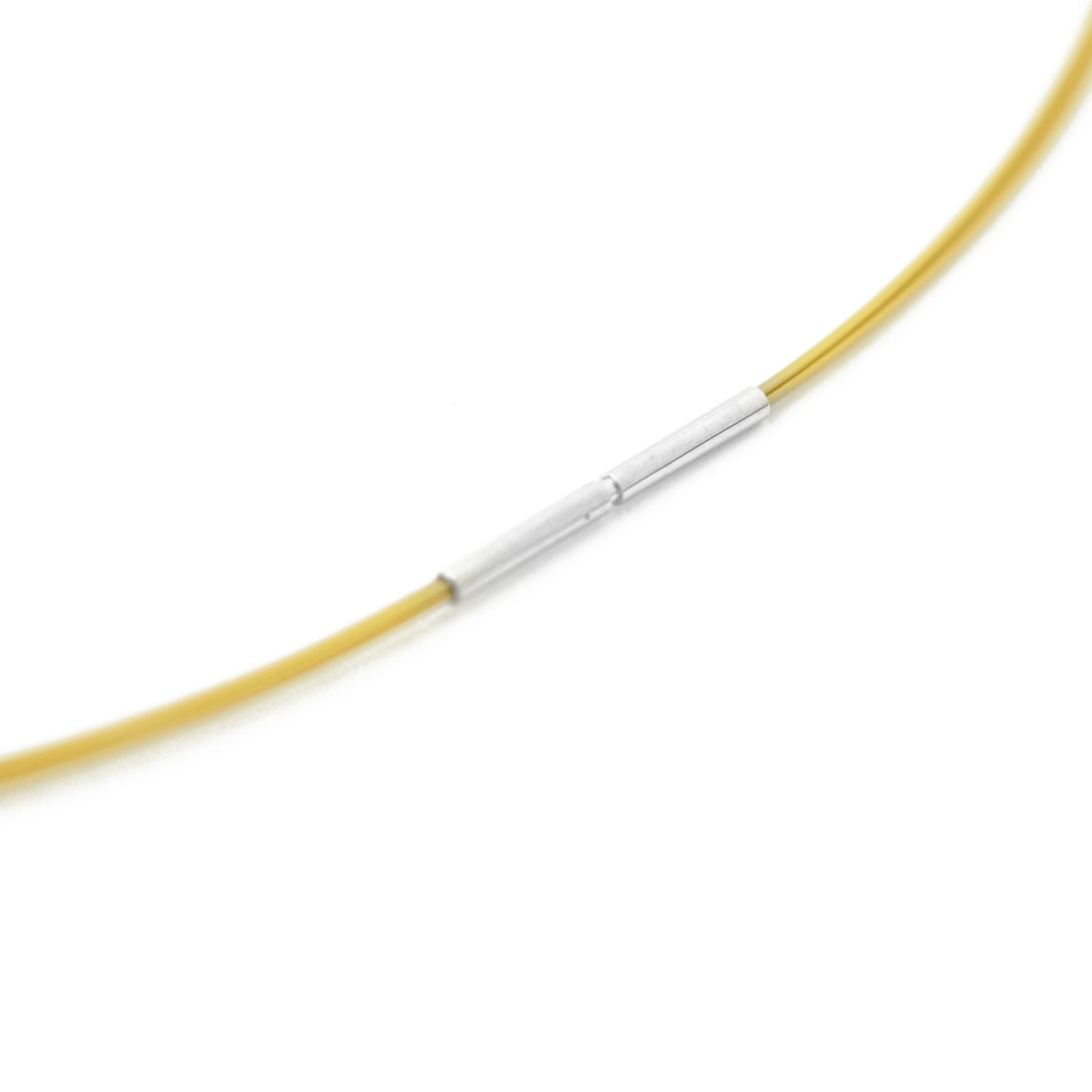 Choker with bayonet catch / gold / 45cm