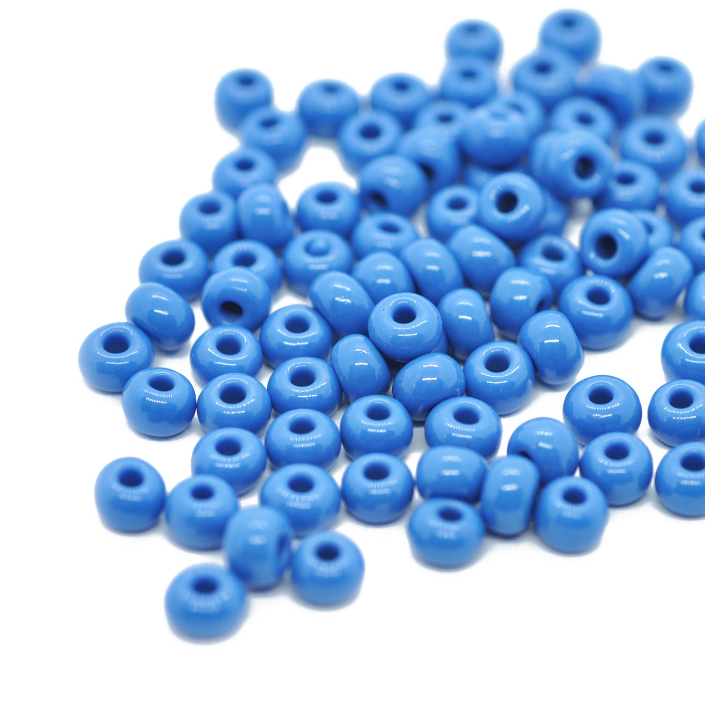 Preciosa Rocailles / royal blue opaque 5/0 Ø 4.5mm / 15gr.