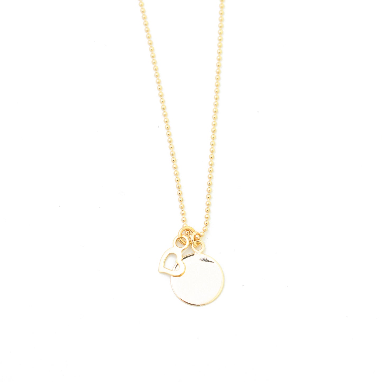Personalisierbare Herz Kette - 925er Sterling Silber - 42 cm