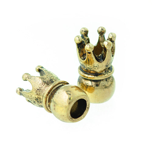 Crown slider / gold colored / 17 mm