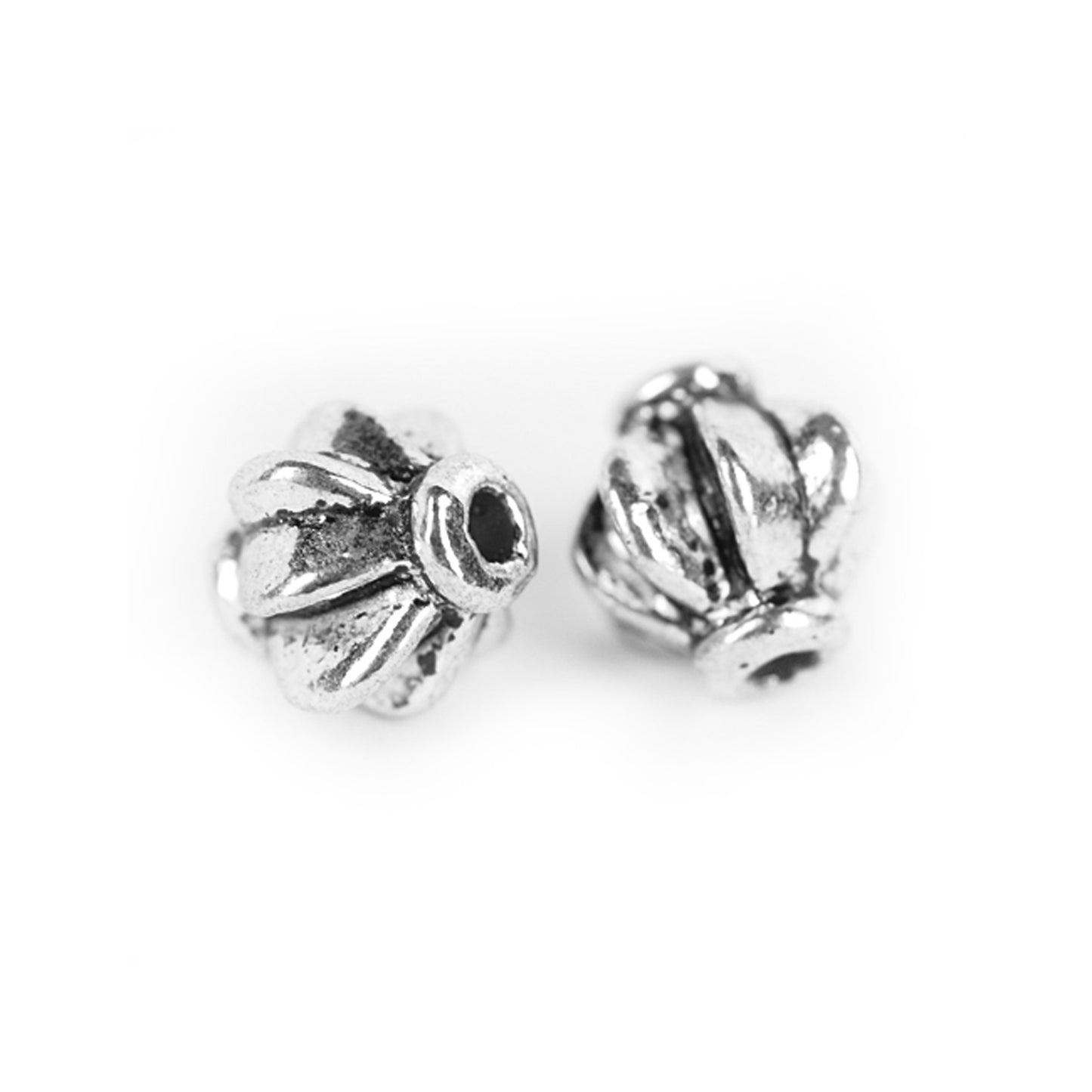 Fantasy bead / silver colored / 8 mm