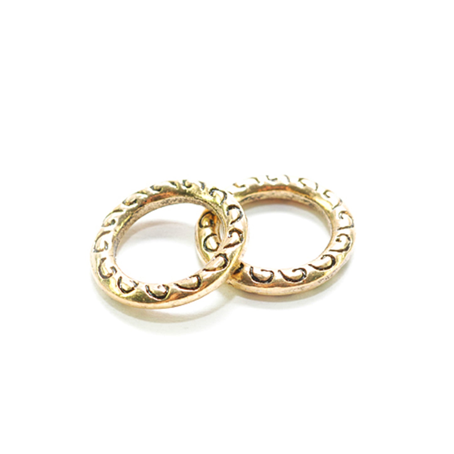 Ring massiv / goldfarben / Ø 12 mm