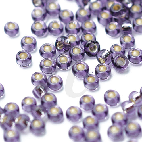 Miyuki Rocailles 11/0 lavendar silverlined / 15gr. Ø 2mm (0024)