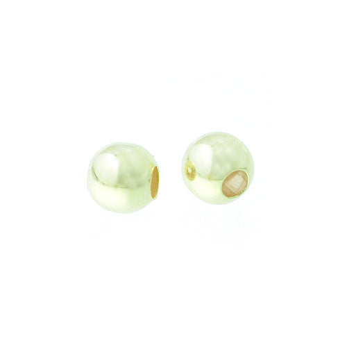 Ball / 925 silver gold plated / Ø 4mm