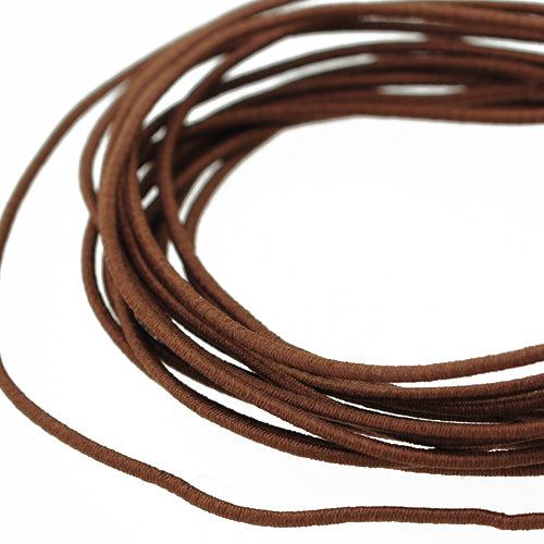 Elastisches Gummiband braun 1,5m / Ø 1mm