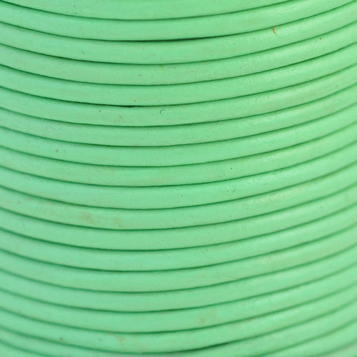 Lederband chrysolite 1m / Ø 2mm