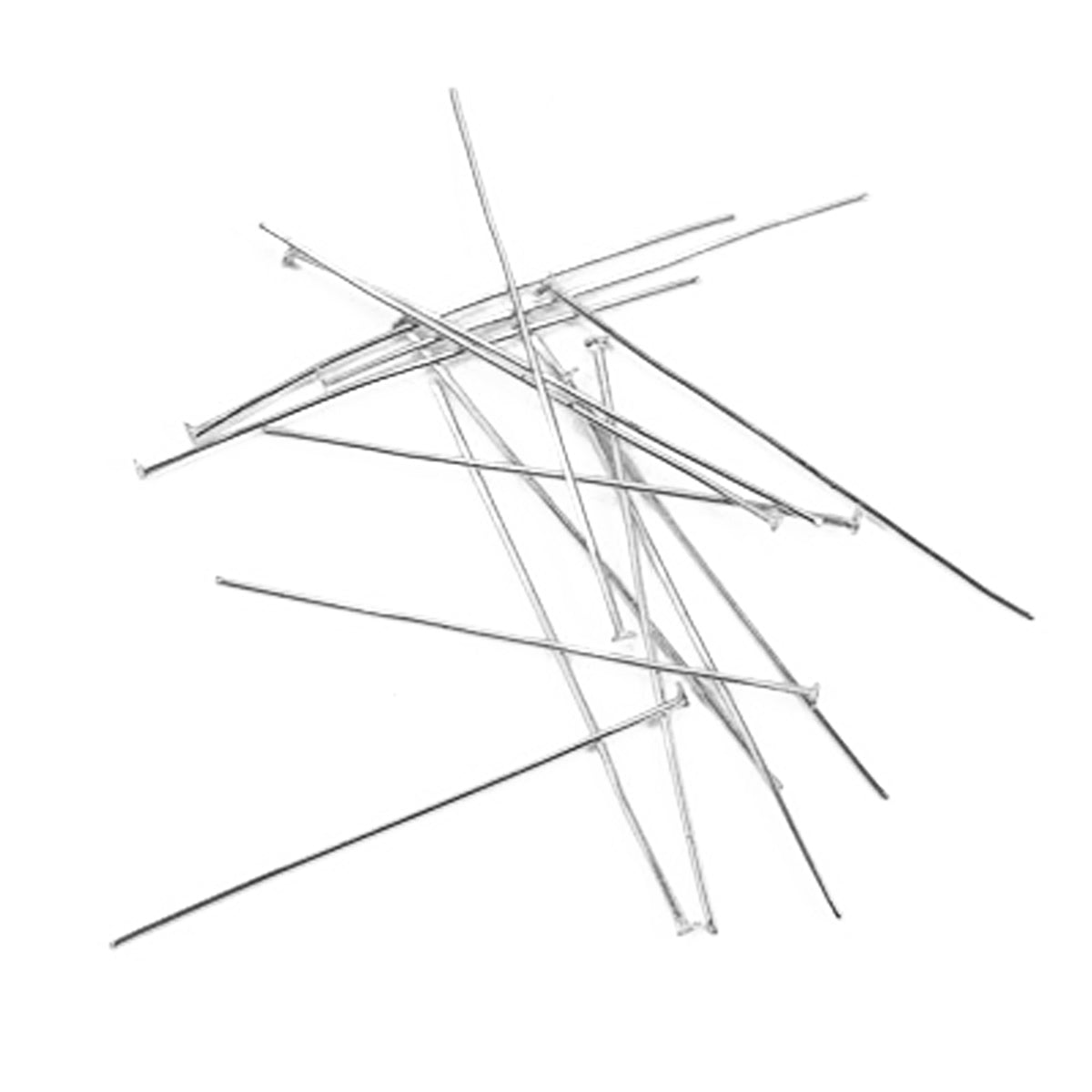 Headpin / silver colored / 50mm