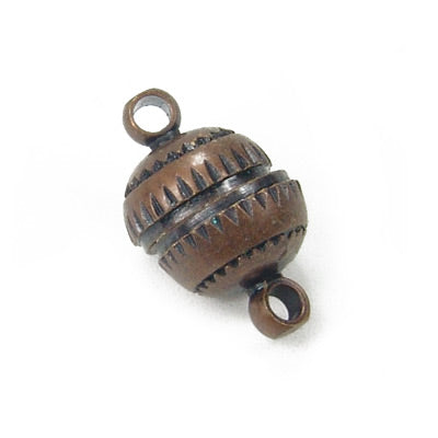 Magnetic clasp / copper colored / Ø 10mm