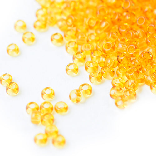 Preciosa Rocailles / gold gelb 11/0 / Ø 2mm / 15gr.