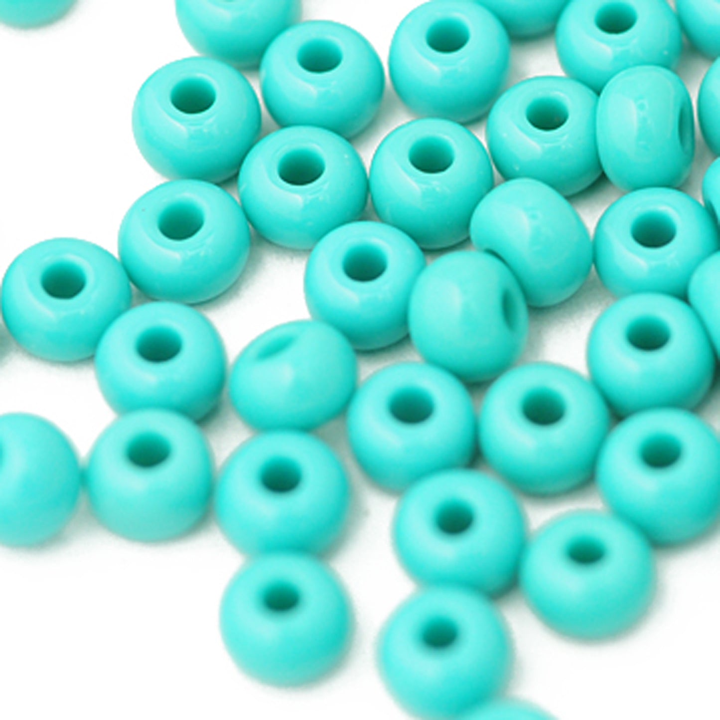 Preciosa Rocailles mint opaque / Ø 4.5mm (5/0)