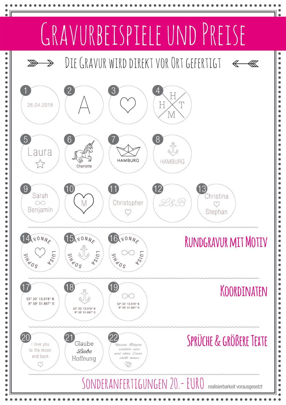 Bracelet with engraving connector / 925 sterling silver