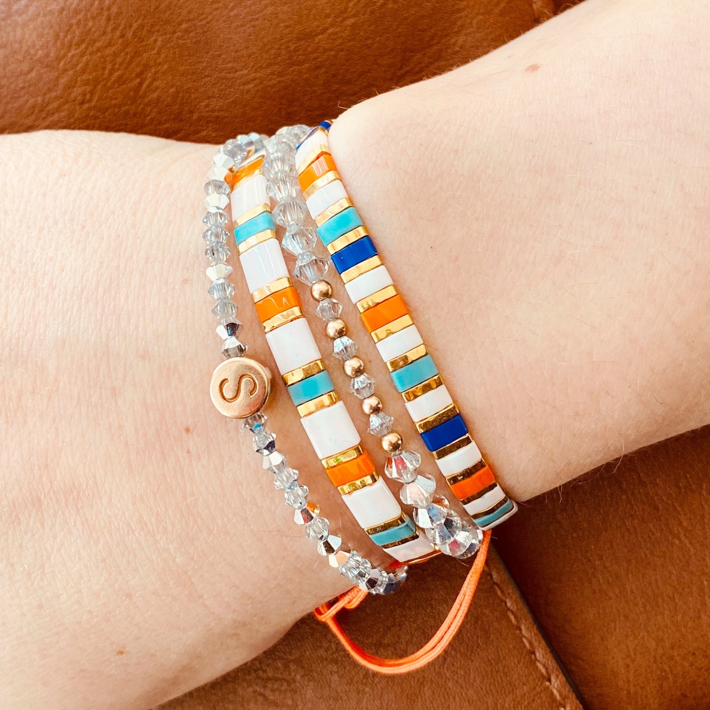 Miyuki Half Tila beads / orange opaque / 5gr. /HTL0406