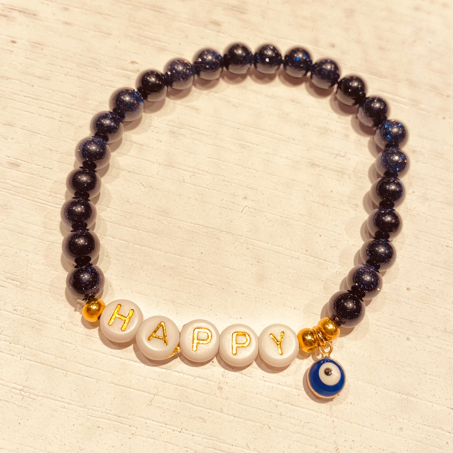 Blue river gemstone dark blue / Ø 6mm