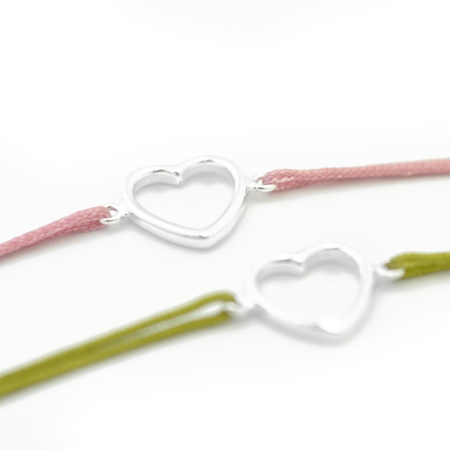 Connector heart // 925 silver // 10mm