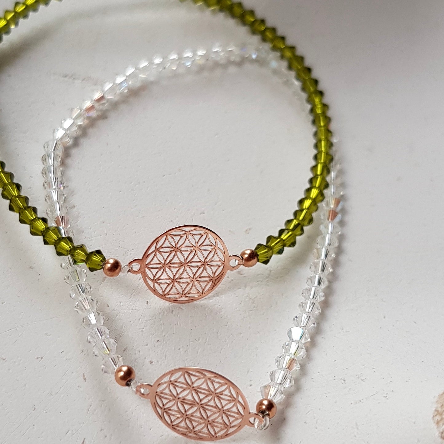 Connector "Flower of Life" // 925 silver gold plated // Ø 14mm