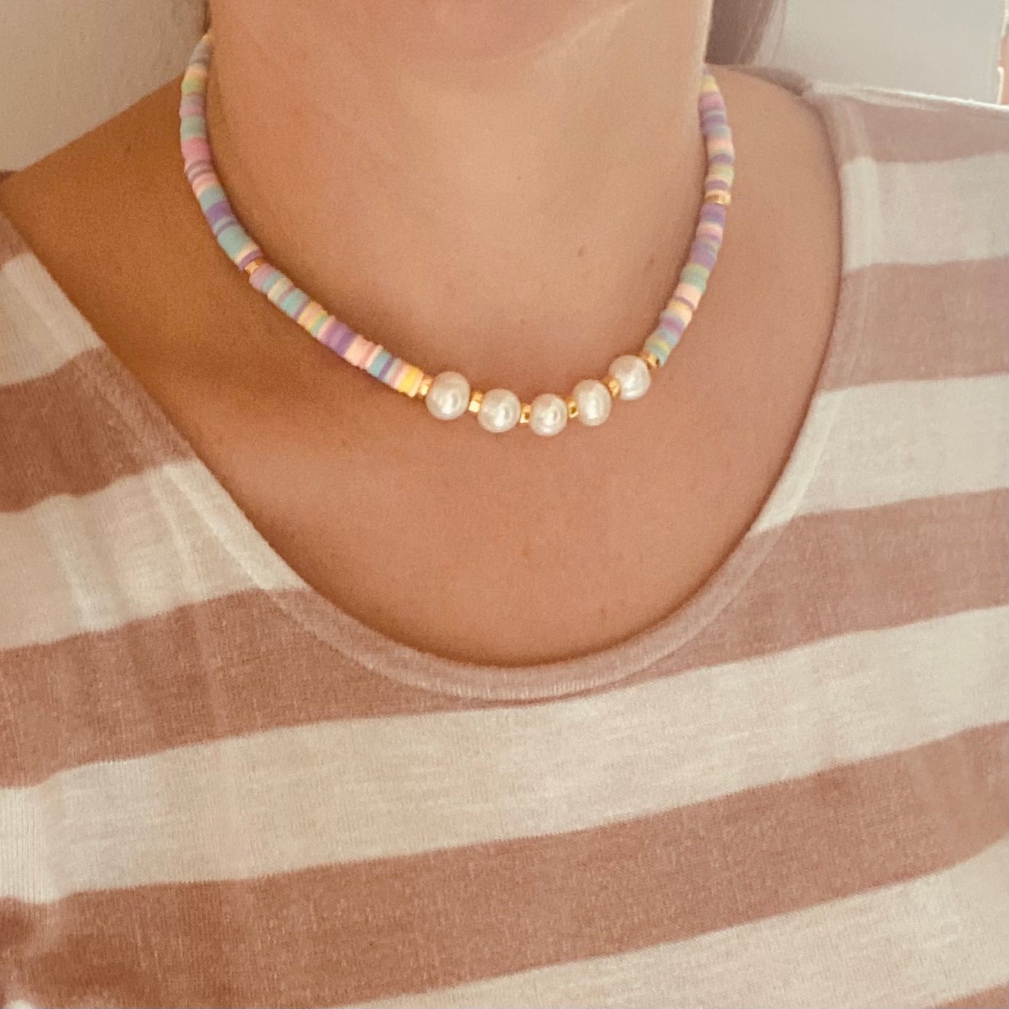 Freshwater pearl white / approx. Ø 10-11mm