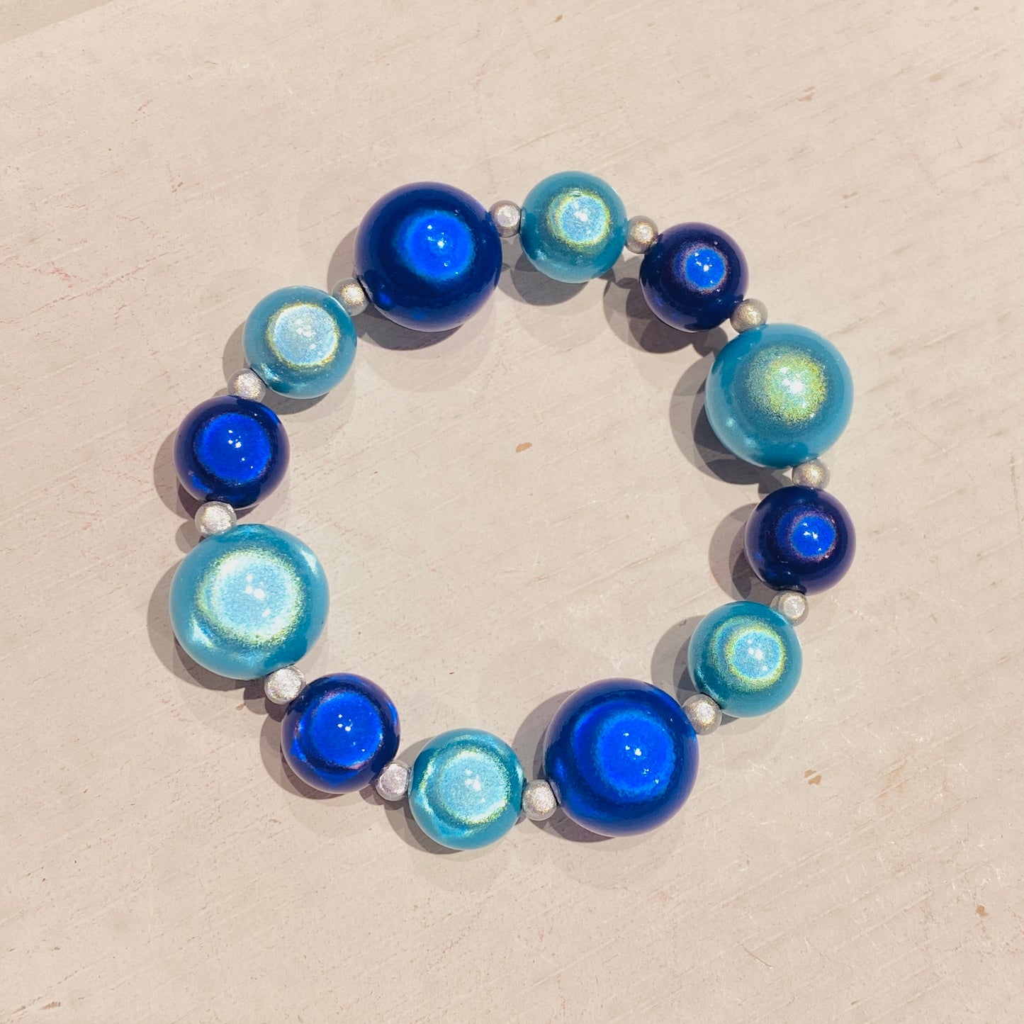 Miracle bead / turquoise / 12 mm