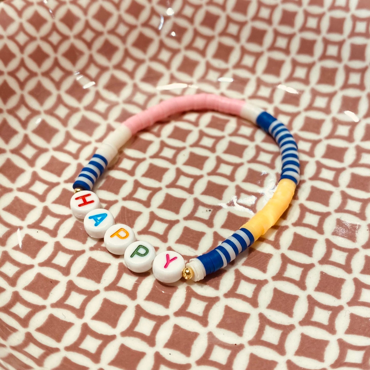 Katsuki disc beads strand / royal blue / Ø 4 mm