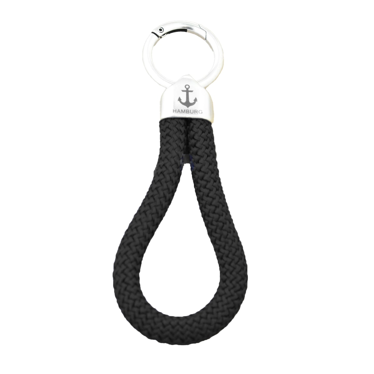 Key ring / HAMBURG anchor / black