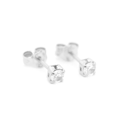 Ohrstecker Zircon / 925er Sterling Silber