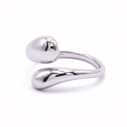 Ring / Infinty Drop / NUENA Collection Edelstahl