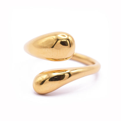 Ring / Infinty Drop / NUENA Collection Edelstahl