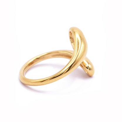 Ring / Infinty Drop / NUENA Collection Edelstahl
