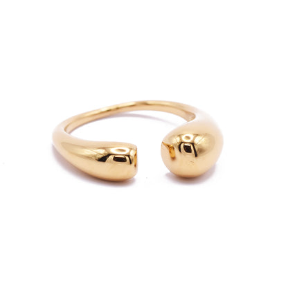 Ring / Big Drop / NUENA Collection Edelstahl