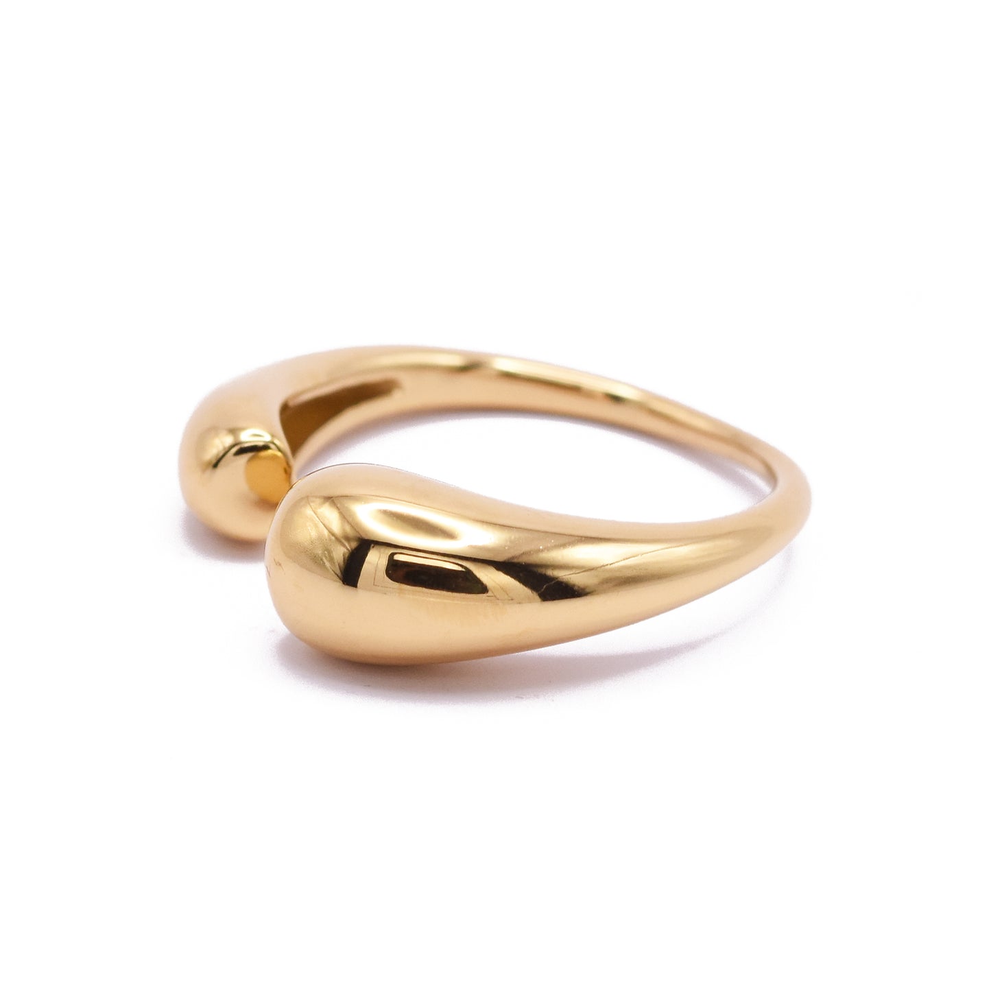 Ring / Big Drop / NUENA Collection Edelstahl