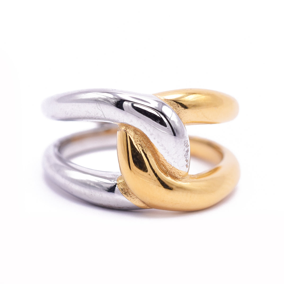 Ring / BiColor Infinty / NUENA Collection Edelstahl