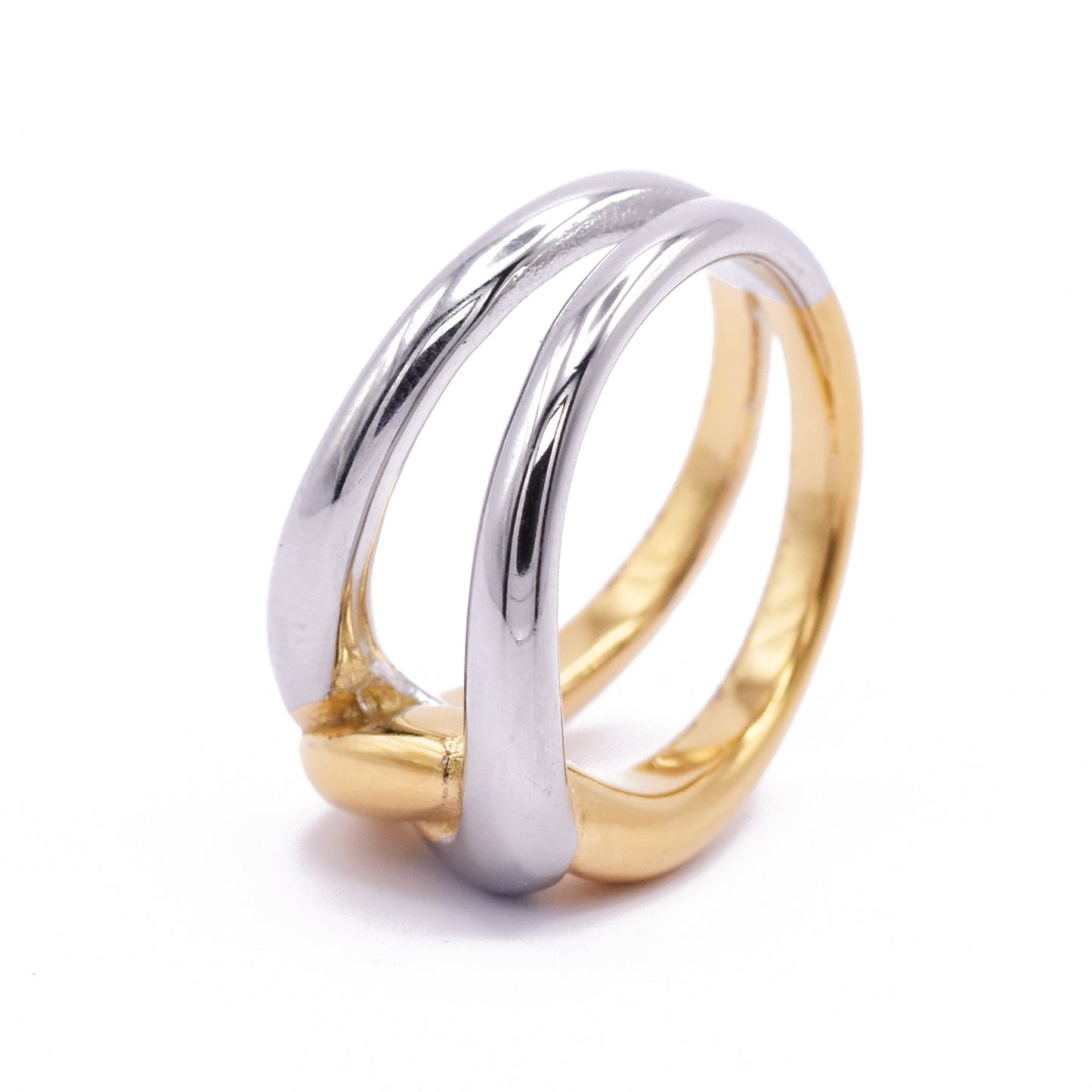 Ring / BiColor Infinty / NUENA Collection Edelstahl