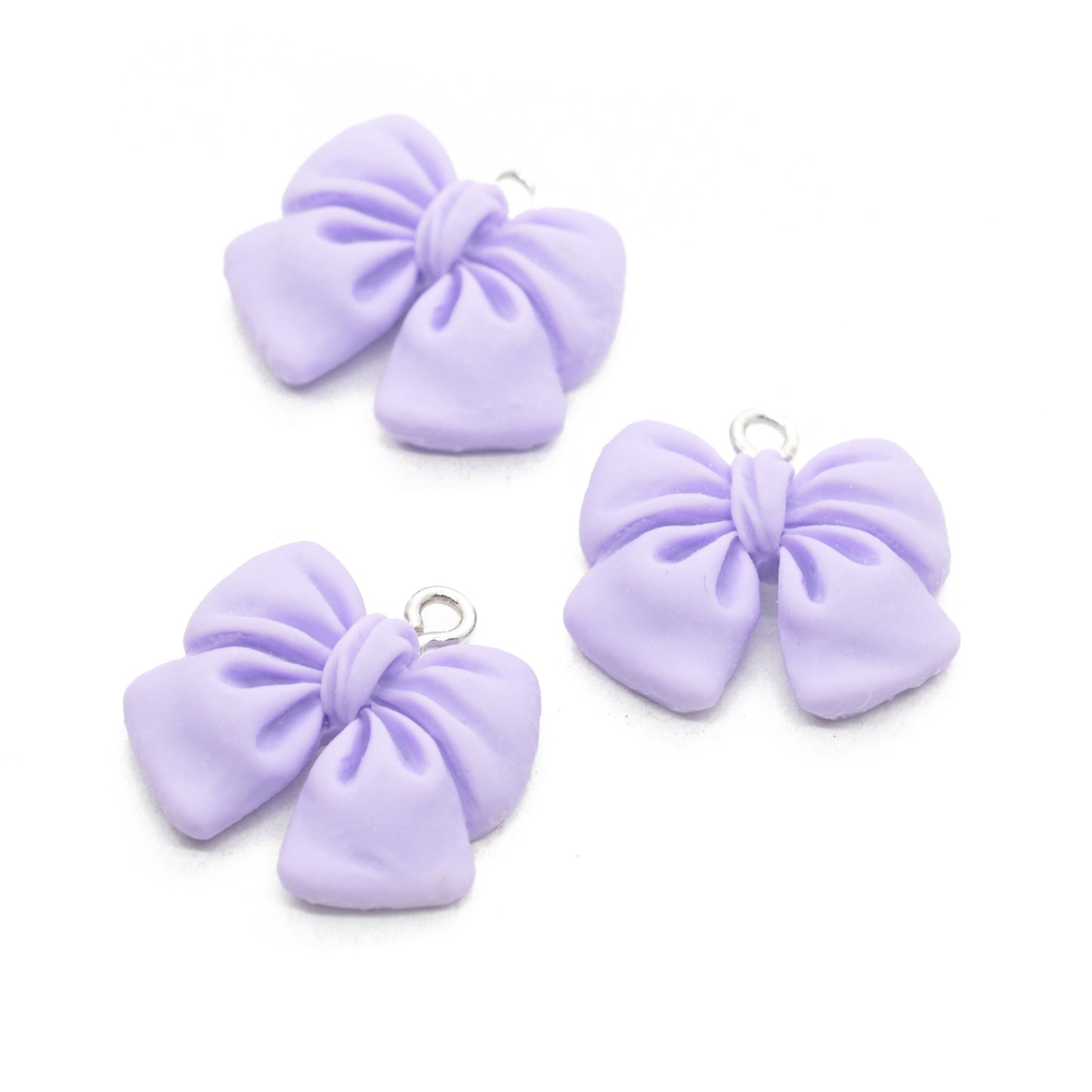 Schleife Anhänger violet / 20mm