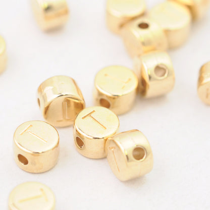Letter A / gold plated / Ø 7 mm